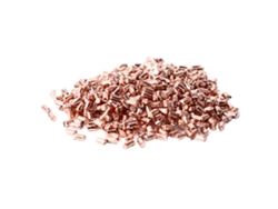 Gránulos de cobre de alta pureza (99,99%), cobre bruto metálico, 200 g, para las industrias petrolera, química y de impresión.