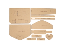 Kit De Patrones Acrílicos Para Bolsos De Hombro Y Mochilas Con 11 Diseños.