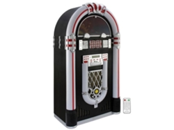 Reproductor de CD MP3 Bluetooth Radio Auxiliar Iluminación Retro Jukebox de Monstershop