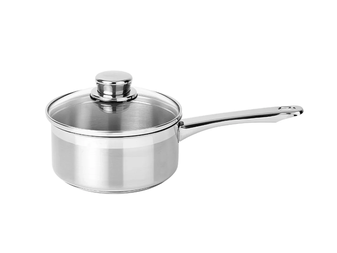 Cacerola SILAMPOS Alegro Glass Acero inoxidable 18/10 (Diámetro: 20cm)