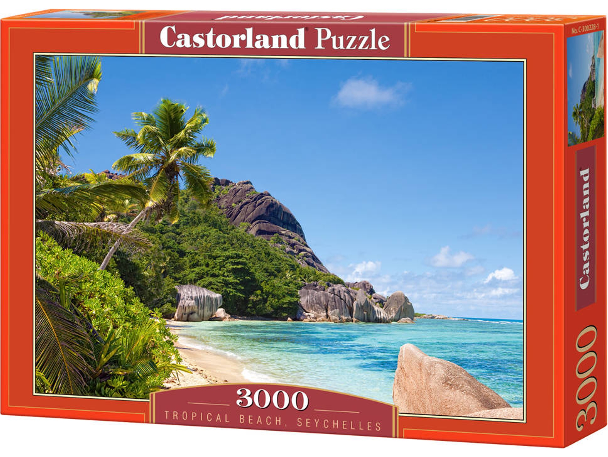 Puzzle CASTORLAND Tropical Beach, Seychelles (3000 Piezas)