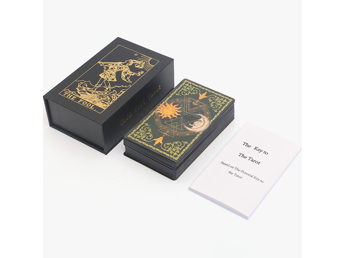 Cartas Misteriosas Del Tarot Cósmico, Juego De Mesa Impermeable De Pvc, 78 Cartas.