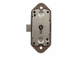 Cerradura armario 93-b marron sin llave sin accesorios