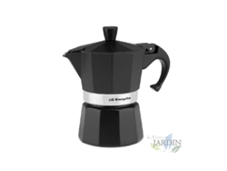 Cafetera Italiana ORBEGOZO Aluminio Negro (3 Tazas)