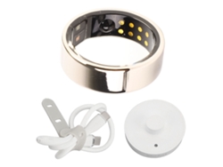 Anillo Inteligente Con Contador De Pasos Y Monitorización Del Sueño, Resistente Al Agua Ipx8 Con Base De Carga.