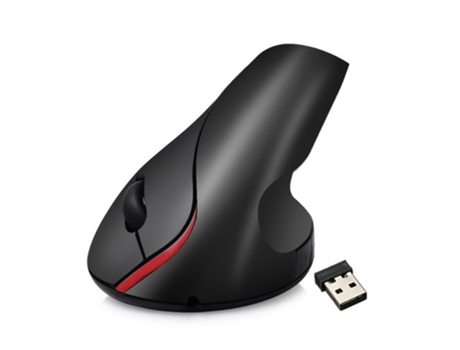 2.4G Inalámbrico Rechargeable Mouse With 4 Buttons, Plug And Play 2400Dpi Inalámbrico Rechargeable Vertical Mouse
