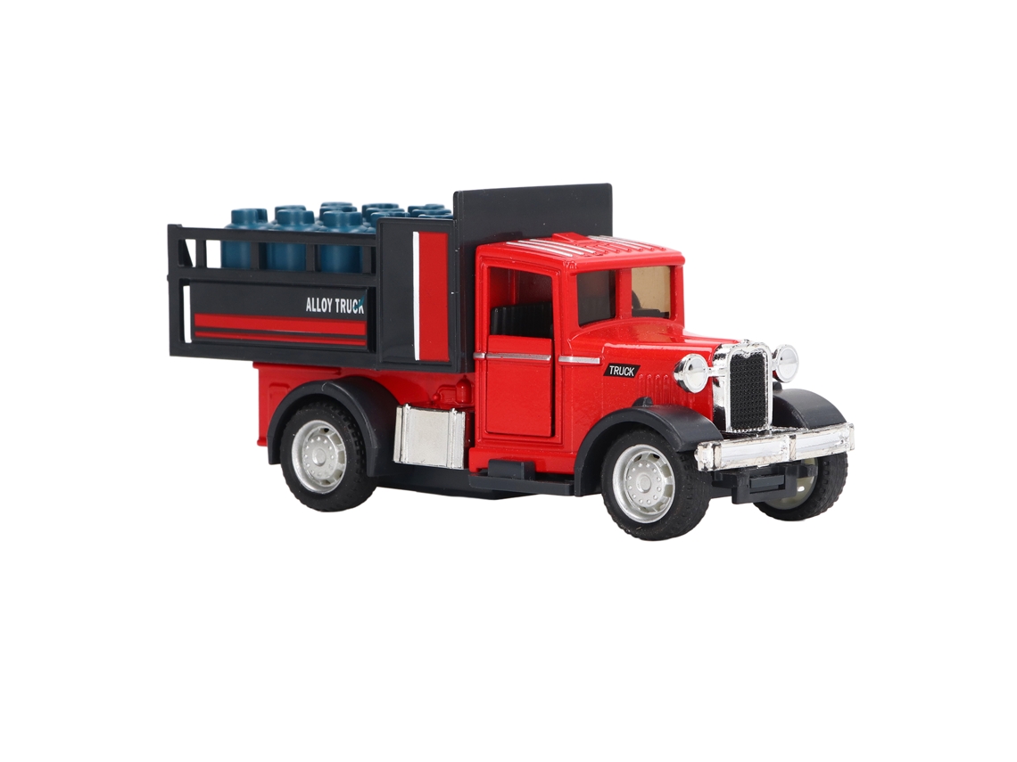 Camión De Transporte De Juguete Retro A Escala 1:32 De Aleación - Regalo Ideal Para Niños Y Aficionados Al Modelismo.