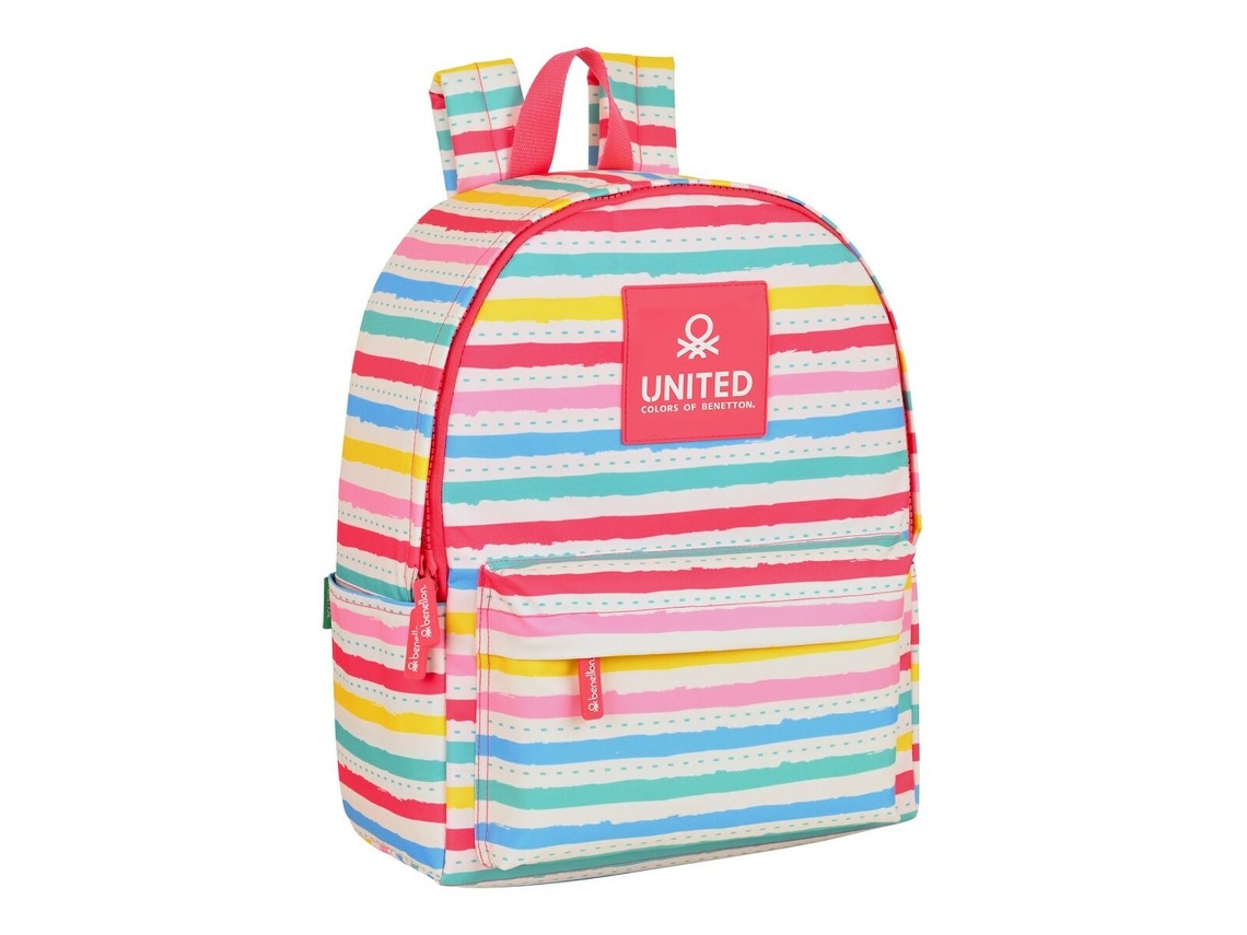 Benetton Notebook Mochila Multicolor Rayas 31 x 40 x 16 cm