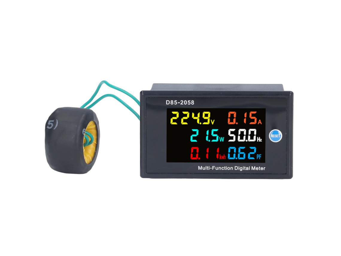 Yncm2026-monitor De Potencia Monofásico Lcd Digital Voltaje Corriente Tester Ac 40‑300v
