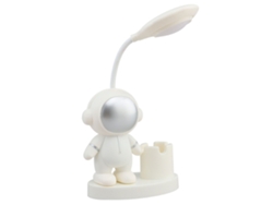 2026-lámpara De Escritorio Plegable Versátil Con Diseño De Astronauta, Luz Suave Usb, Para Dormitorio, Oficina, Blanco