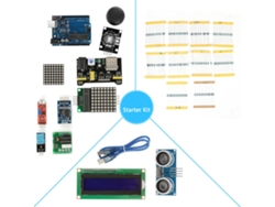 Yncm2026-kit De Inicio Placa De Desarrollo Con Breadboard Leds Y Piezas Básicas Para Aprendizaje