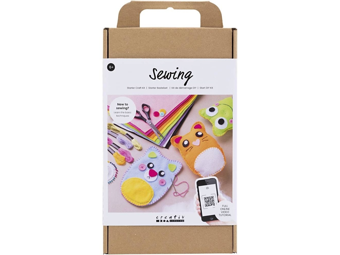 Kit de costura para niños CREATIV COMPANY 977540 (6 anos)