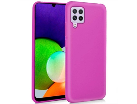 Carcasa Samsung A22 4G COOL Silicona Rosa