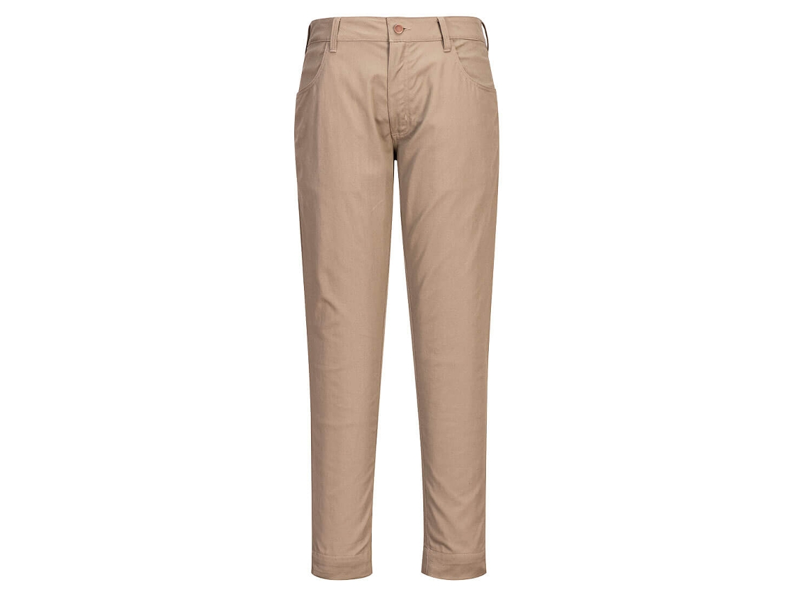 Pantalones De Trabajo Bizflame 88/12 Stretch Fr - Protección Eléctrica Caqui / 38