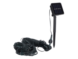 Bj-luz De Red Solar Led Exterior Impermeável Para Decoração Festiva Luz De Corda (1.5m X 1.5m) Branco Quente