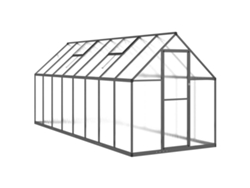 Maison Exclusive - Invernadero Con Marco Base Aluminio Antracita 445x169x195 Cm