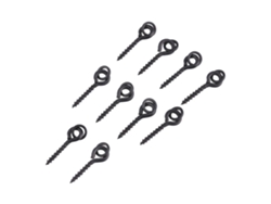 10 Tornillos De Acero Con Anillo Para Señuelos De Pesca, Ideales Para Accesorios De Pesca Con Anzuelos Flotantes Y De Superficie.