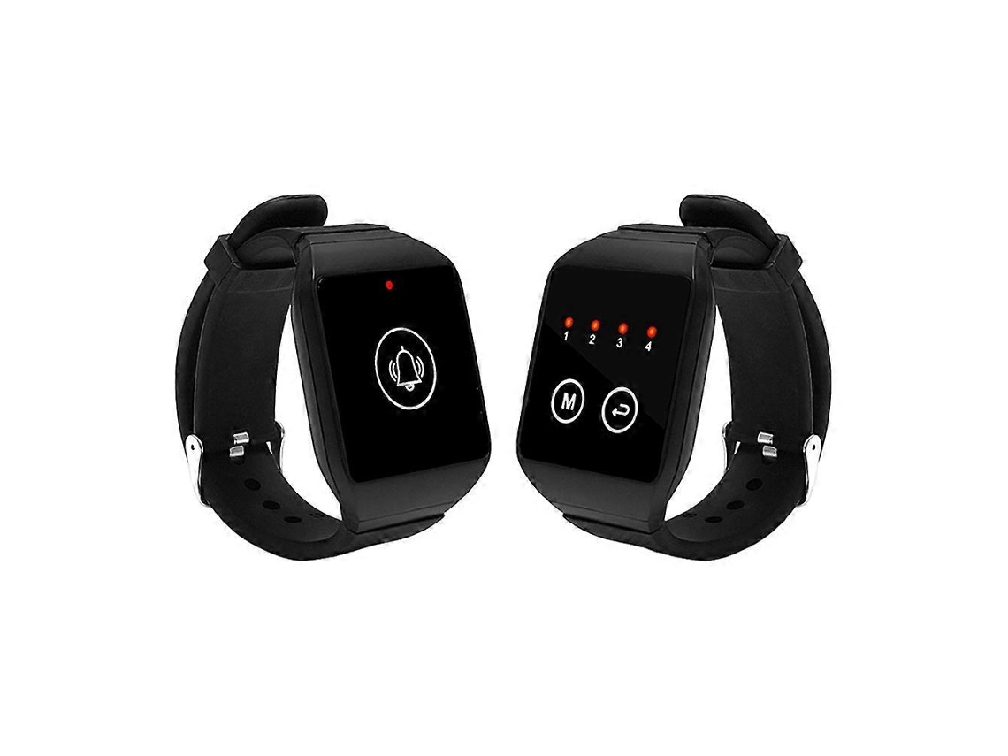 Receptor de reloj inalámbrico para llamadas a camareros y restaurantes, buscapersonas para casa, cafetería, dentista, clínica, oficina, conferencia Ly Ebike