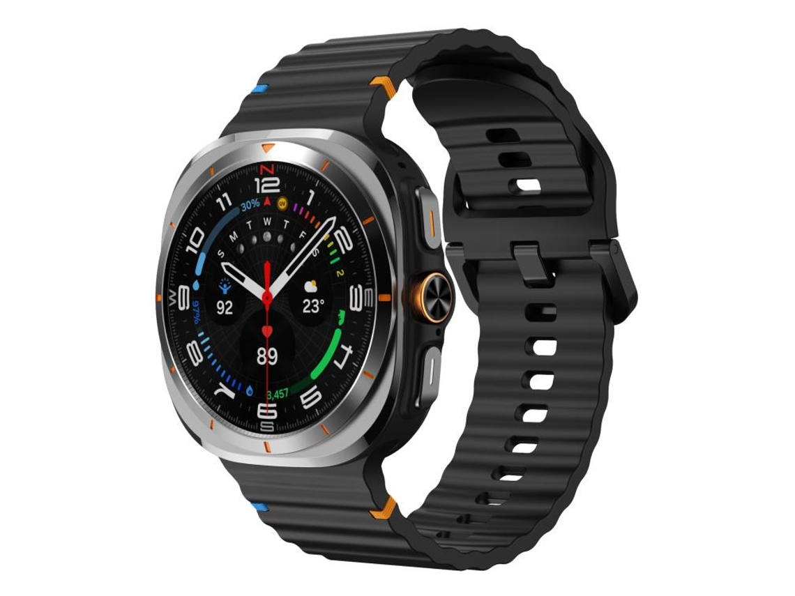 Correa de silicona para Samsung Galaxy Watch Ultra con costuras onduladas (47 mm)