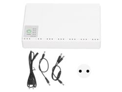 Bateria de backup Veloriskku-mini UPS 10400mAh 5V 9V 12V PoE 15V 24V para roteador/modem com plugue UE