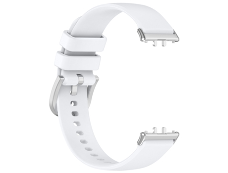 Correa de reloj de silicona para Samsung Galaxy Fit 3(SM-R390) Blanco
