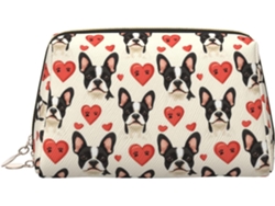 Neceser De Viaje Cuero Organizador Para Mujer Diseño Estampado Vacaciones