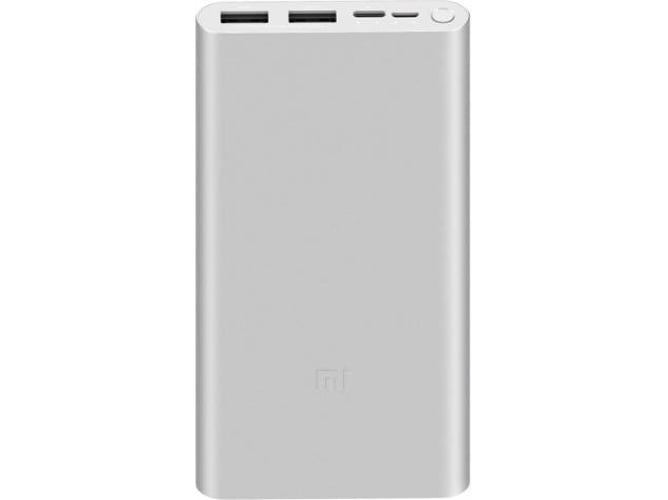 Powerbank XIAOMI Fast Charge (2 USB - USB-C - MicroUSB - Gris)