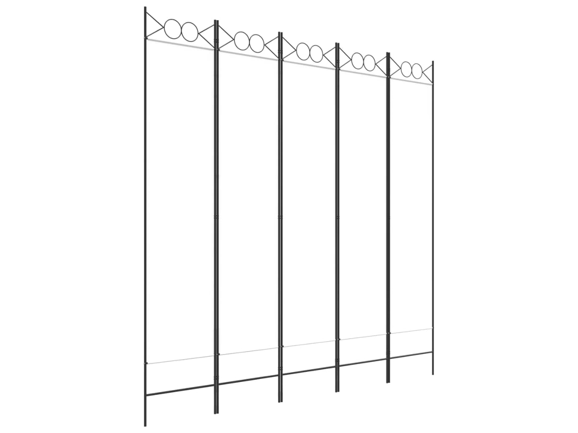 Biombo VIDAXL Blanco Tela (200x200 cm)