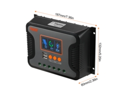 Controlador De Carga Solar Pwm 80a 12v-48v Usb