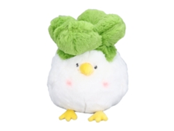 Peluche suave con forma de pájaro repollo de Ats, un juguete decorativo para niños y adultos.