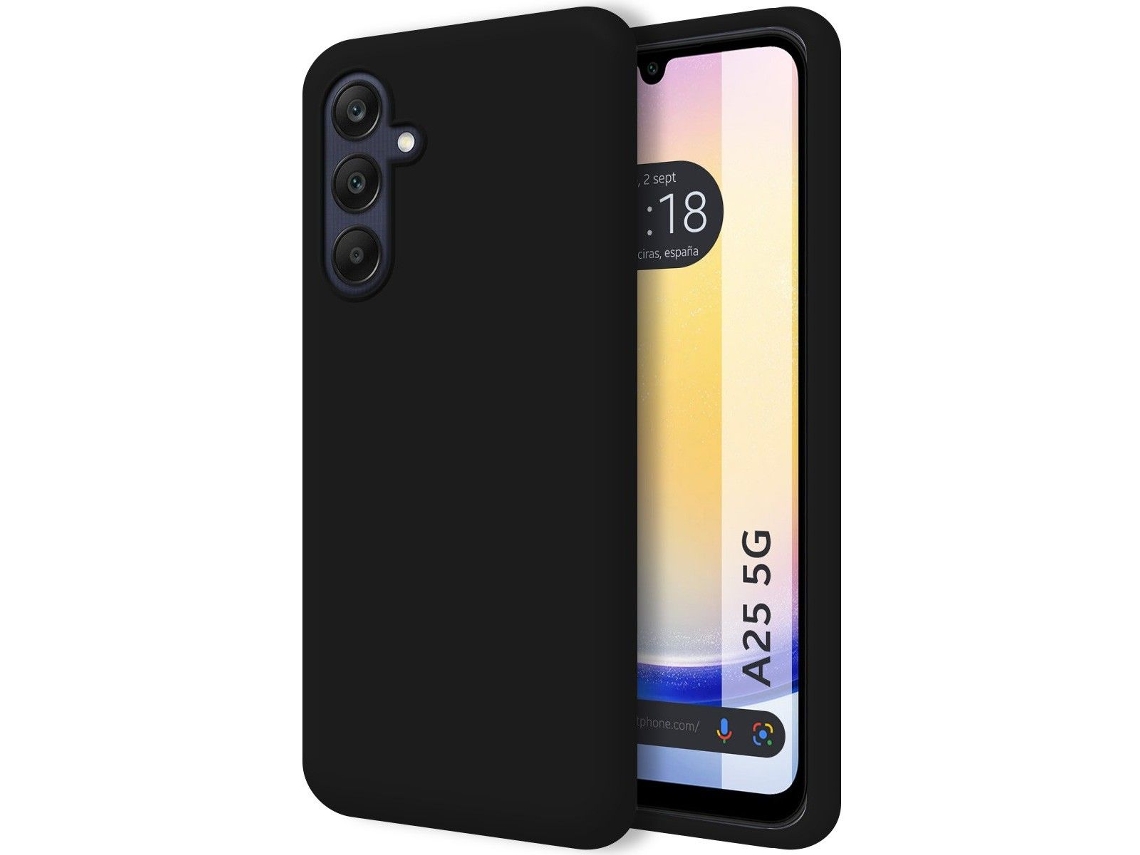 Funda para Samsung Galaxy A25 5G TUMUNDOSMARTPHONE Silicona Líquida Negro