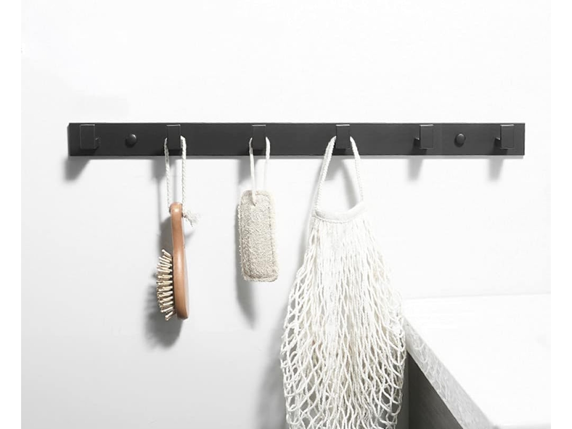 Aluminio 6 55 Engrosa El Espacio En Los Ganchos Para Vestidos Que Cuelgan En El Gancho De Pared