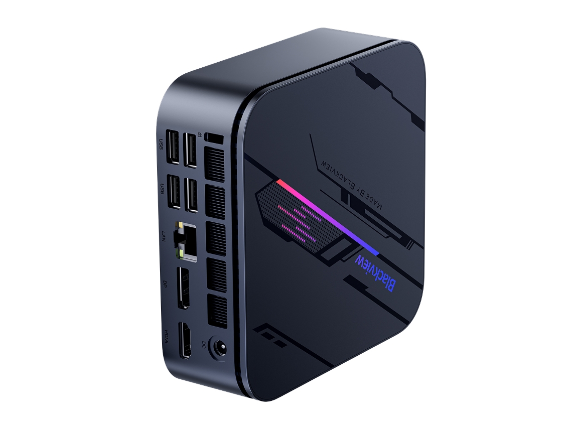 Mini PC Blackview Mp100 Pro - Intel® Alder Lake I3-1215u - 4,40 GHz - 16 GB - 512 GB - Wi-Fi 5 - Windows 11 Pro - Negro Gratis