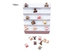 100 Clips Para El Pelo Mini Bonitos Para Mujeres Y Niñas