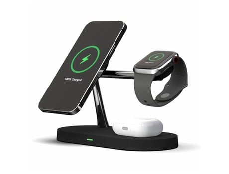 Estación de Carga Sem Rápido Air para iPhone 12 Pro Max/12 YIZHOOD Negro