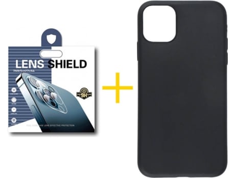 Carcasa + 1 Protector de Cámara para iPhone 11 Pro SKYHE Negro