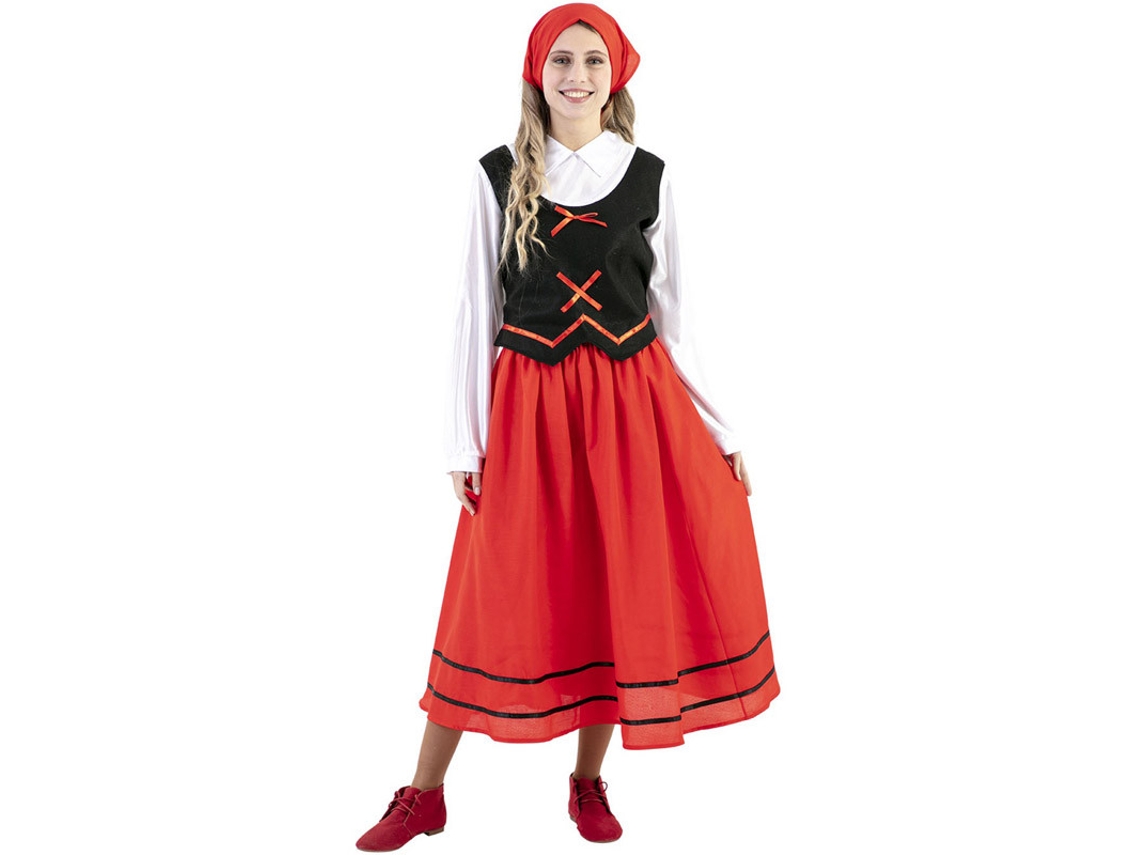 Disfraz de Mujer EUROCARNAVALES Pastora Do Rebaño (M/L )