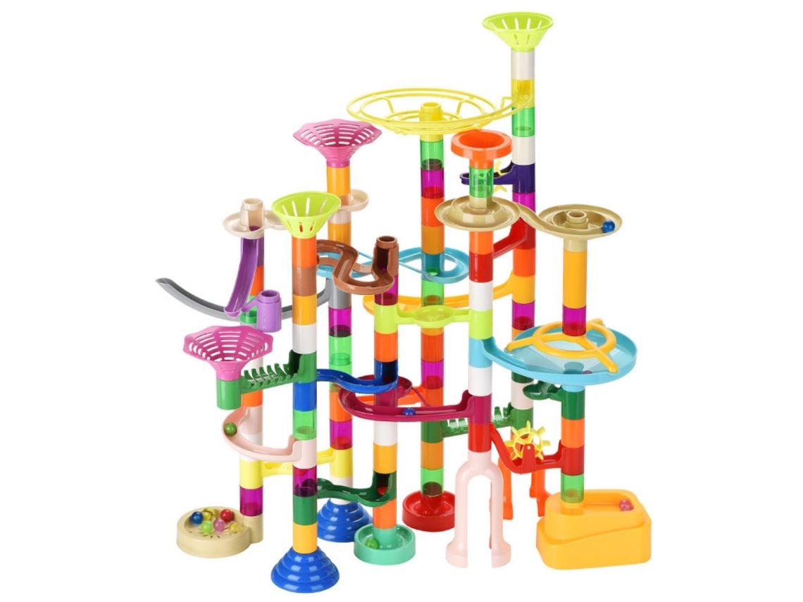 Laberinto De Bloques De Construcción De Juguete Educativo Con Bola Orbital Para Armar Uno Mismo Para Niños.