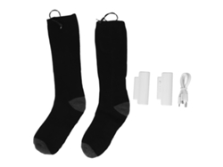 2026-medias Eléctricas Calientes Recargables 3 Niveles Control Temperatura 2200mah Para Caza Esquí Gris Negro Unisex