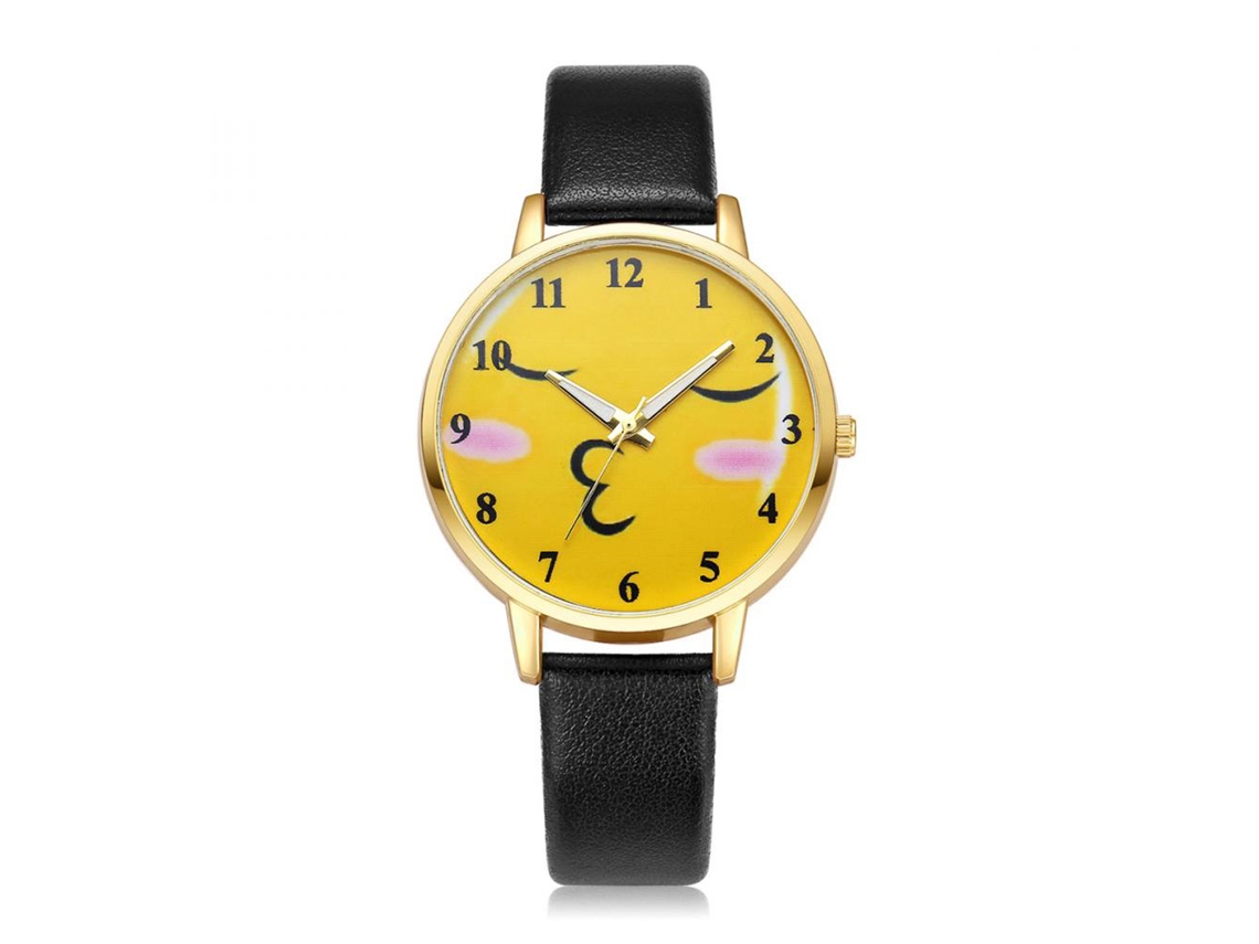 Reloj Analógico De Cuarzo Con Brazalete De Poliuretano, Regalo De Joyería Para Estudiantes Amantes De Zhoulianfa (rosa Y Rojo)