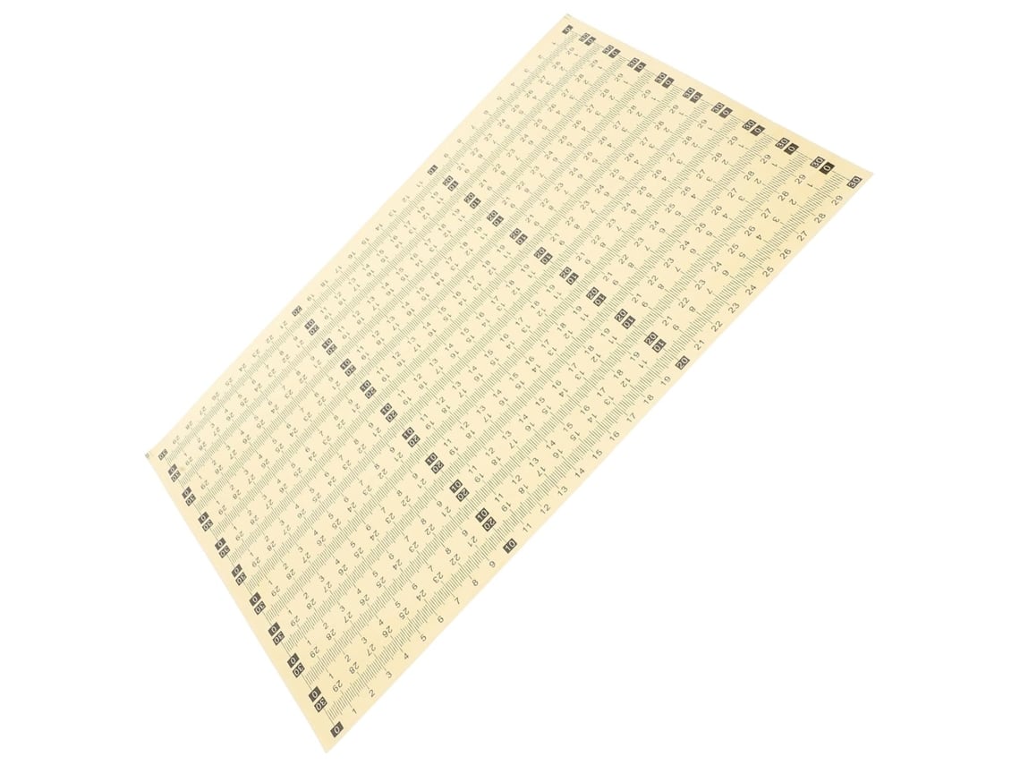 20 Adesivos Para Régua De Escala, Material De Pvc E Adesivo Forte Para Medições Precisas E Fácil Utilização Em Projetos