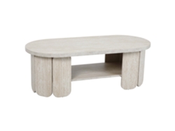 Mesa de centro de MDF decorada con melamina