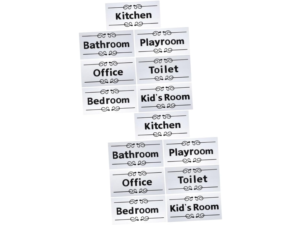 14 Pegatinas Decorativas Autoadhesivas Para Paredes Y Puertas De Baño