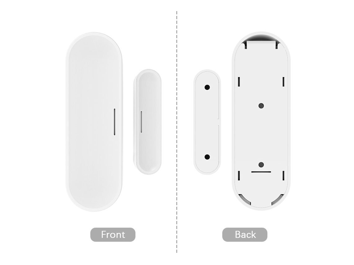 Sensor Inteligente Wi-fi Para Puertas Y Ventanas Con Notificaciones Push, Compatible Con Alexa Y Tuya Smart Life.