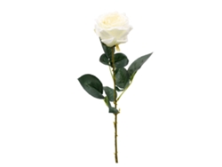 Rosa artificial blanca de alta resolución para decoración de bodas