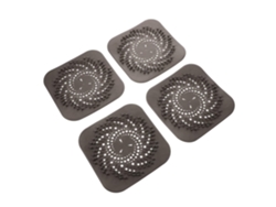 Tapas De Desagüe Cuadradas De 4 Piezas Para Atrapar El Cabello, Filtro De Baño