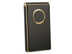 Telefone Flip Dual Sim 5900mah Botões Grandes Sos Iluminado Desbloqueado Para Idosos Ouro Eu