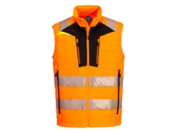 Chaleco de alta visibilidad Portwest Dx4 Softshell / Naranja Negro / L