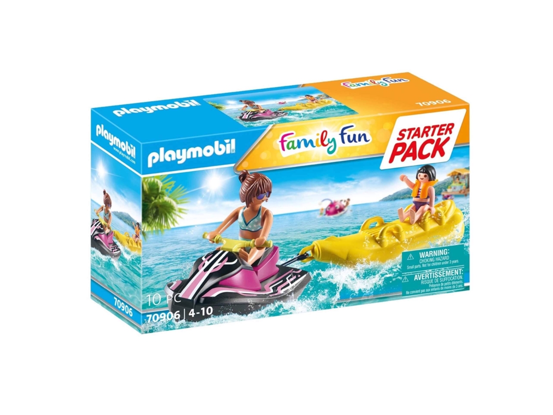 Family Fun Starter Pack Moto de Agua Con Bote Banana PLAYMOBIL