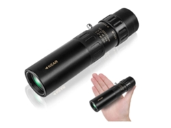 Mini Monóculos De Alta Potência Mini Telescópio Preto Zoom Ajustável Binóculos Ópticos Monoculares Telescópios Caminhadas Acampamento Facpoet